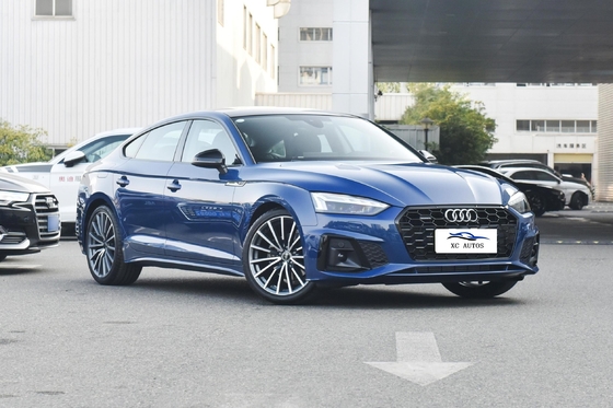2023 Audi A5 2.0t Blanc 5 sièges voiture à essence d'occasion Euro IV Norme d'émission à prix abordable