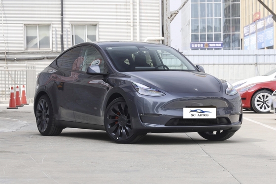 Voiture électrique d'occasion de 2023 Tesla Model Y Model 3 avec volant multifonctionnel