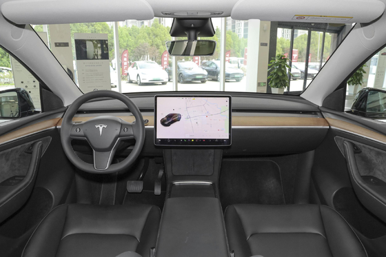 Voiture électrique d'occasion de 2023 Tesla Model Y Model 3 avec volant multifonctionnel