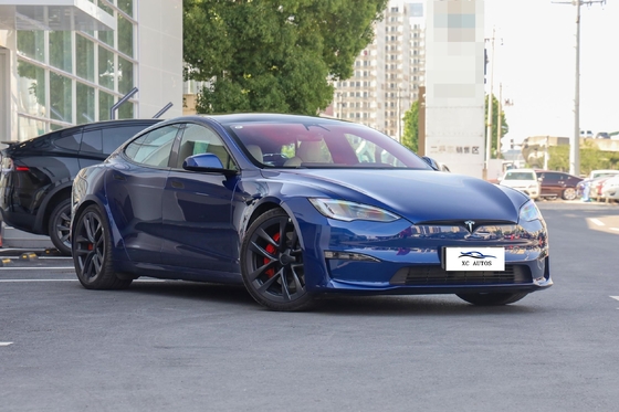 Caméra arrière à 360° Direction gauche Tesla Model S Electric Car 2023 Tambour avant + Tambour arrière