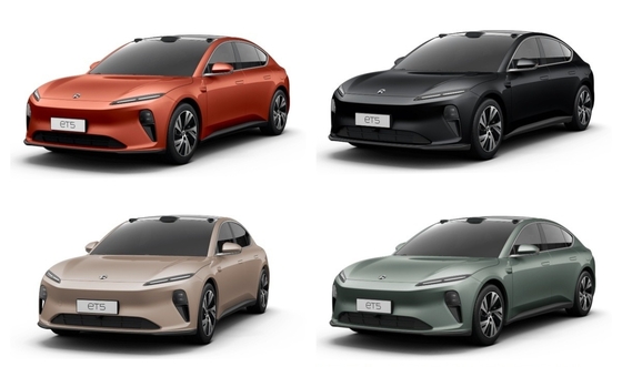 2023 Année Nio Et5t Multi-link Suspension avant voiture d'occasion avec Big Space Energy EV Car